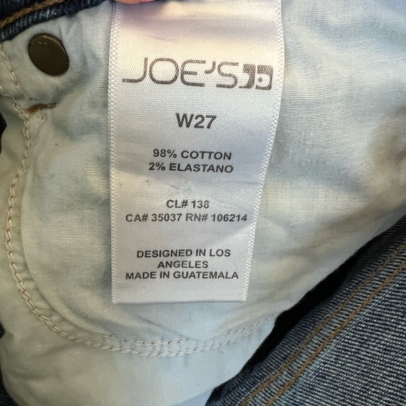 JOE’S Jean shorts raw hem womens 27 - Picture 6 of 6